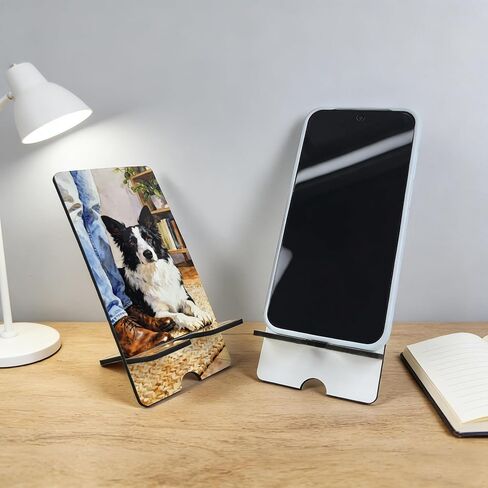 10 Pack Phone Holders Blanks Bulk MDF Double Side Heat Transfer Blank Products Iteam Ornaments for DIY Craft Photo Picture Frame in Saudi Arabia
