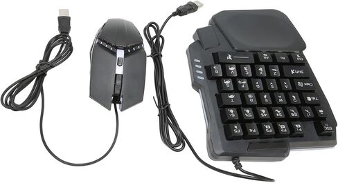 SUNGOOYUE GAMWING 4-in-1 Mobile Gaming Combo Pack with Keyboard Mouse Converter, K13 Gaming Keyboard, Mouse, Phone Stand for Mobile, Compatible in Saudi Arabia