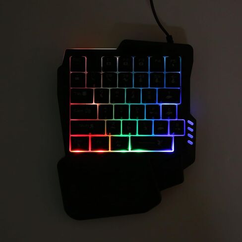 SUNGOOYUE GAMWING 4-in-1 Mobile Gaming Combo Pack with Keyboard Mouse Converter, K13 Gaming Keyboard, Mouse, Phone Stand for Mobile, Compatible in Saudi Arabia