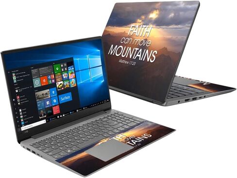 غلاف MightySkins متوافق مع Lenovo Ideapad 530S 14" (2018) - Move Mountains | غطاء ملتف من الفينيل واقٍ ومتين وفريد ​​من نوعه | سهل التطبيق والإزالة وتغيير الأنماط | صنع في الولايات المتحدة الأمريكية in Kuwait