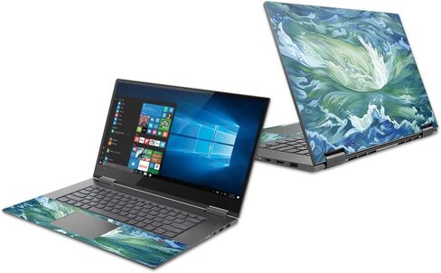 Mightyskins Skin متوافق مع Lenovo Yoga 730 13 "(2018) - Cyclone Wave | غطاء ملتف من الفينيل واقٍ ومتين وفريد ​​من نوعه | سهل التطبيق والإزالة وتغيير الأنماط | صنع في الولايات المتحدة الأمريكية in Kuwait