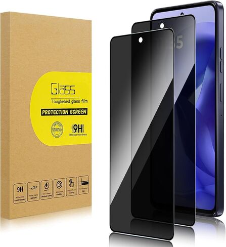 قطعتان من واقي شاشة الخصوصية لهاتف Motorola Moto G Stylus 2025 [زجاج مقسى مضاد للتجسس]، فائق الدقة، مضاد للخدش، خالٍ من الفقاعات، زجاج واقي سهل التركيب 9H لهاتف G Stylus 2025 in Saudi Arabia