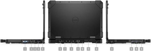 الكمبيوتر المحمول Dell Latitude Rugged 5420 الذي يعمل باللمس | 14 بوصة 1920x1080 FHD | Core i7-8650U - محرك أقراص ثابتة SSD سعة 1 تيرابايت - ذاكرة وصول عشوائي 32 جيجابايت - AMD Radeon RX 540 | 4 نوى @ 4.2 جيجا هرتز - 4 جيجابايت GDDR5 Win 11 Pro أسود (متجد in Kuwait