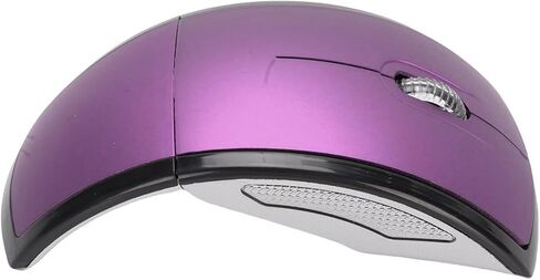 VBESTLIFE Folding Wireless Mouse, 2.4G Travel Mouse, Portable Ergonomic Computer Mouse Compatible with Notebook, PC, Computer (Violet) in Saudi Arabia