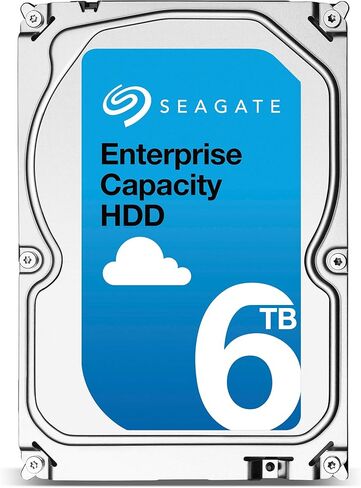 Seagate Enterprise Capacity 6TB | SAS Interface for Servers | ST6000NM0285 | 7.2K 12Gb/s 256MB Cache 3.5in 512e | Secure SED-FIPS Model | Enterprise Internal Hard Drive HDD (Renewed) in Kuwait