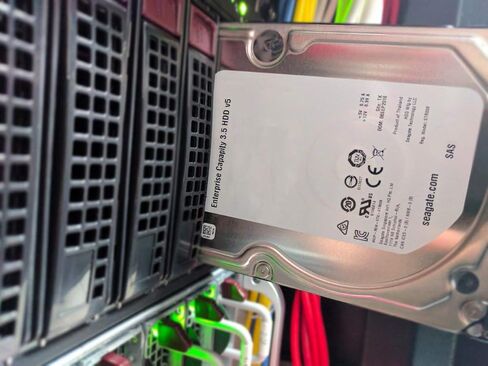 Seagate Enterprise Capacity 6TB | SAS Interface for Servers | ST6000NM0285 | 7.2K 12Gb/s 256MB Cache 3.5in 512e | Secure SED-FIPS Model | Enterprise Internal Hard Drive HDD (Renewed) in Kuwait