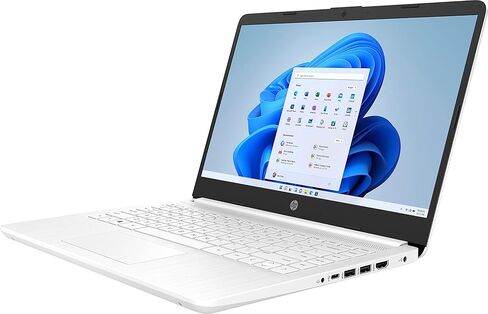 كمبيوتر محمول HP 14 بوصة خفيف للغاية للطلاب والأعمال، Intel Quad-Core N4120، ذاكرة الوصول العشوائي 8 جيجابايت، 64 جيجابايت eMMC، كاميرا ويب، HDMI، WiFi، USB-A&C، Win 11 S (متجدد) in Kuwait