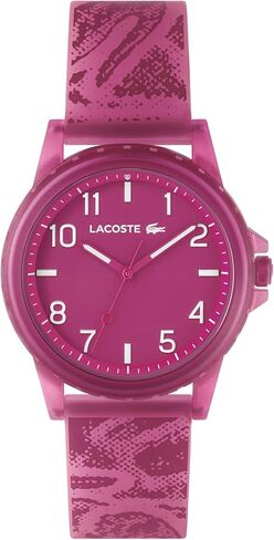 Lacoste Rider Kids' Quartz White Tr90 Case Watch With Rubber Strap (Model: 2020140) in Kuwait
