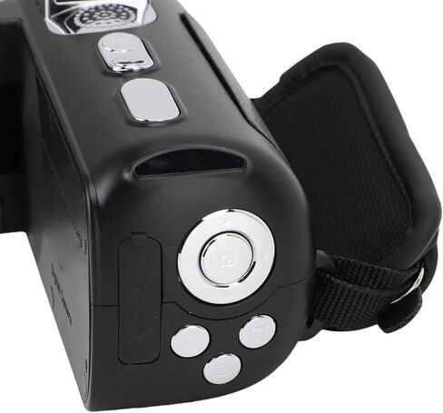 كاميرا فيديو Pomya 4K، كاميرا تسجيل فيديو بدقة 64 ميجابكسل مع ضوء LED وشاشة IPS قابلة للدوران 3 بوصة، مسجل فيديو للأطفال والمراهقين وهدايا صور السيلفي للبالغين in Saudi Arabia
