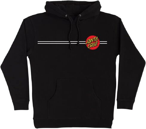 SANTA CRUZ Classic Dot P/O Hooded Heavyweight Sweatshirt Bone Med Mens in Saudi Arabia
