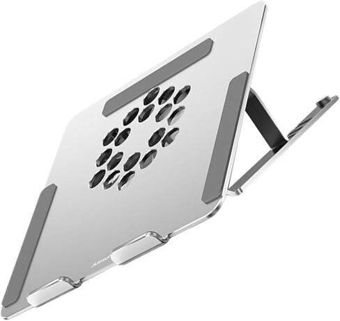 Laptop Cooling Pad Adjustable Height Laptop Stand up to Ergonomic Design for Enhanced Cooling and Comfort USB Powered Fans Led Control in Saudi Arabia