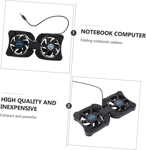NUOBESTY Notebook Cooler Computer Portable Slim Laptop Cooling Stand in Saudi Arabia