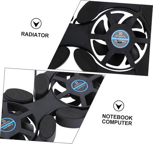 NUOBESTY Notebook Cooler Computer Portable Slim Laptop Cooling Stand in Saudi Arabia