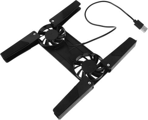 Uonlytech Laptop Cooling Stand with Height Air Cooling Pad for Laptops Durable Desktop Notebook Riser with USB Fan Control Laptop Accessories for Home in Saudi Arabia