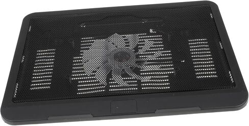 TEHAUX Quiet Laptop Cooling Pad Stand Dual Fans Adjustable Height Laptop Riser for Desk for Gaming and Office Use Compatible in Saudi Arabia