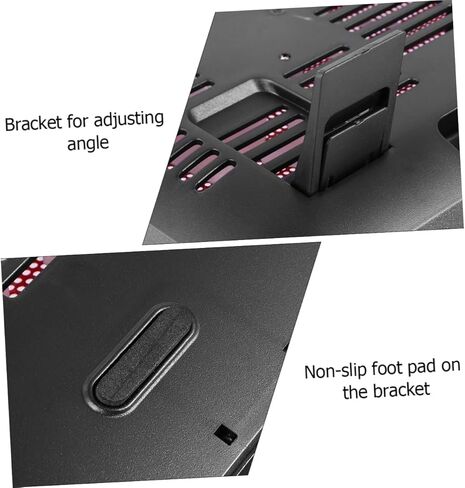 TEHAUX 14 Inch Laptop Cooling Pad Dual Fans Slim Design USB Powered Compatible Notebooks and Laptops for Gaming and Office Use in Saudi Arabia