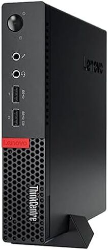 LENOVO ThinkCentre M910Q Tiny Desktop Computer, Intel Core i7-6700T Upto 3.6GHz, 32GB RAM, 1TB NVMe SSD, 4K 3-Monitor Support DisplayPort, HDMI, AC Wi-Fi, Bluetooth - Windows 11 Pro (Renewed) in Kuwait