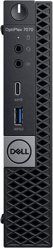 Dell Optiplex 7070 Micro (MFF) PC Intel Core i5-8600T up to 3.70 GHz, 16GB DDR4, M.2 256GB PCIe NVMe, Dual-b and 2x2 802.11ac WiFi, MU -MIMO + Bluetooth 5, Windows 11 Pro (Renewed) in Saudi Arabia