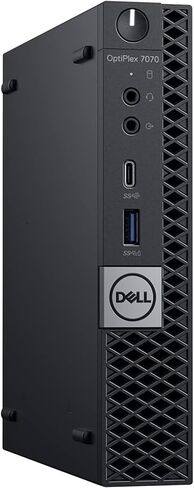 Dell Optiplex 7070 Micro (MFF) PC Intel Core i5-8600T up to 3.70 GHz, 16GB DDR4, M.2 256GB PCIe NVMe, Dual-b and 2x2 802.11ac WiFi, MU -MIMO + Bluetooth 5, Windows 11 Pro (Renewed) in Saudi Arabia
