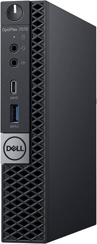 Dell Optiplex 7070 Micro (MFF) PC Intel Core i5-8600T up to 3.70 GHz, 16GB DDR4, M.2 256GB PCIe NVMe, Dual-b and 2x2 802.11ac WiFi, MU -MIMO + Bluetooth 5, Windows 11 Pro (Renewed) in Saudi Arabia