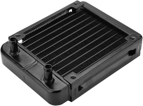 120MM Computer CPU Water Cooling, Pure Aluminum 10 Tubes with U Shaped Radiation Stripes and Built in Water Separator, for Computer Host Cooling System and Professional in Saudi Arabia