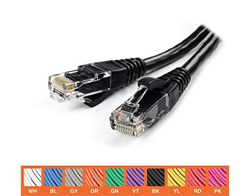 HYPERLINE PATCHCORD-C6-15F-BL PC-LPM-UTP-RJ45-C6-15F-BL UNSHIELD 15 FT in Saudi Arabia
