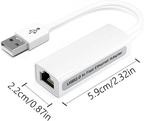 USB2.0 إلى محول إيثرنت، محول إيثرنت RJ45 RTL8152B رقاقة بطاقة الشبكة الخارجية، جهاز شبكة محمول in Kuwait