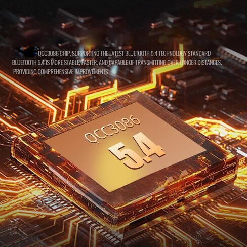 سماعات رأس مرسل بلوتوث 5.4 من النوع C وألعاب الهاتف المحمول من Aboiled - زمن استجابة منخفض، LDAC متكيف، دعم Auracast in Kuwait