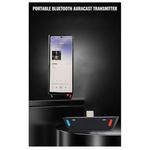 سماعات رأس مرسل بلوتوث 5.4 من النوع C وألعاب الهاتف المحمول من Aboiled - زمن استجابة منخفض، LDAC متكيف، دعم Auracast in Kuwait