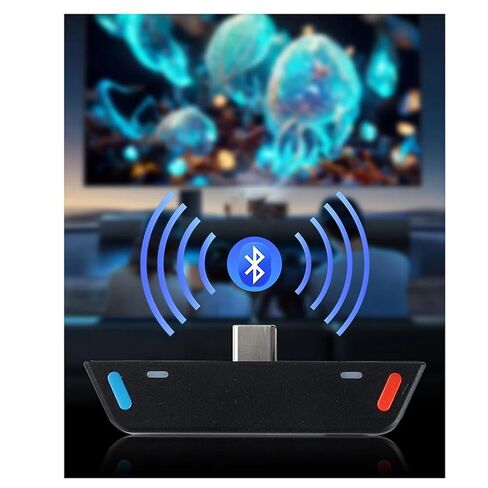 سماعات رأس مرسل بلوتوث 5.4 من النوع C وألعاب الهاتف المحمول من Aboiled - زمن استجابة منخفض، LDAC متكيف، دعم Auracast in Kuwait