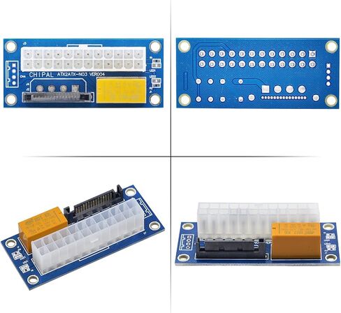 5 قطعة ADD2PSU ATX 24Pin إلى 15Pin SATA المزدوج PSU إمدادات الطاقة مزامنة كاتب تمديد كابل بطاقة محول in Kuwait