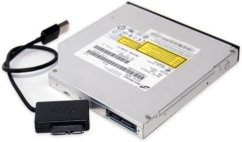 كابل USB 3.0 إلى 6+7 13Pin 5Gbps USB نحيف SATA Slimline مع مؤشر LED لأجهزة الكمبيوتر المحمول ODD Optical Bay لمحول HDD Caddy in Kuwait