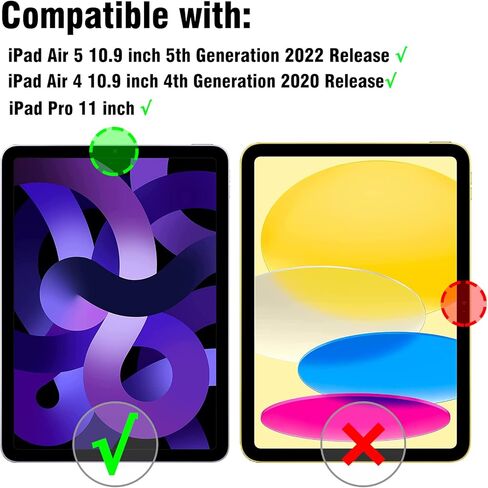 KEANBOLL 2 PCS Eye Protection Screen Protector Compatible with iPad Air 5/4(10.9 inch), iPad Pro 11 inch,Anti Blue Light Glare Screen Filter for iPad Air 5th Generation/4th Generation 2022/2020 in Saudi Arabia