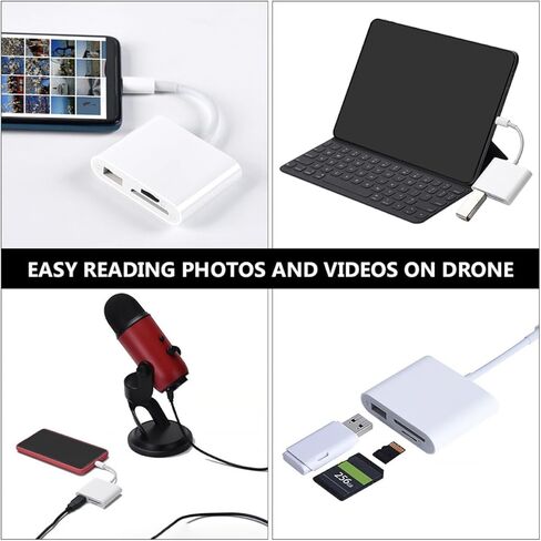 Type-C USB 3.0 Hub Memory Card Reader with/Slots, Portable Plastic USB-C Multipurpose OTG Adapter for Laptops and Smartphones, Compact USB for Data Transfer in Saudi Arabia
