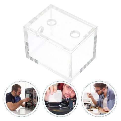 BESPORTBLE DIY Computer Water Cooling Acrylic Reservoir 200ml Tank for PC Liquid Cooling System Compatible with CPU Water Block in Kuwait
