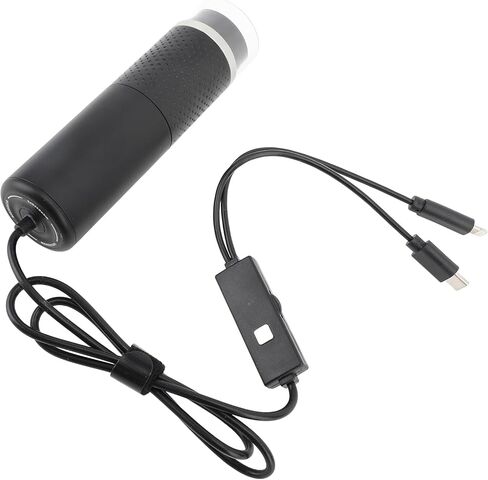 مجهر رقمي قطعة واحدة من Pwshymi، مجهر USB محمول عالي الدقة 1600X مع طول قابل للتعديل لفحص الجلد واختبار الدوائر وتحديد الأحجار الكريمة in Kuwait