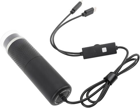 مجهر رقمي قطعة واحدة من Pwshymi، مجهر USB محمول عالي الدقة 1600X مع طول قابل للتعديل لفحص الجلد واختبار الدوائر وتحديد الأحجار الكريمة in Kuwait