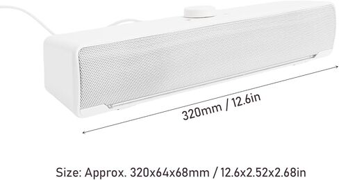 Keenso Computer Speaker, Speakers for Computer Desktop Speakers for Desktop Pc Pc for Speaker for 3D Stereo Sound Laptop in Kuwait