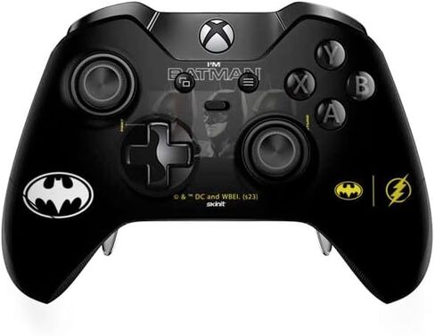 Skinit Decal Gaming Skin Compatible with Xbox One Elite Controller - Officially Licensed Warner Bros The Flash Movie: I am Batman Past to Future Design in Saudi Arabia