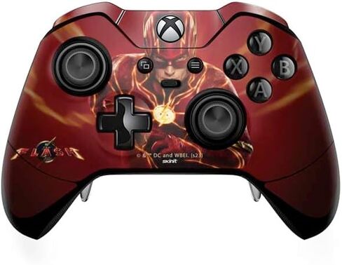Skinit Decal Gaming Skin Compatible with Xbox One Elite Controller - Officially Licensed Warner Bros The Flash Movie: The Fastest Man Alive Design in Saudi Arabia