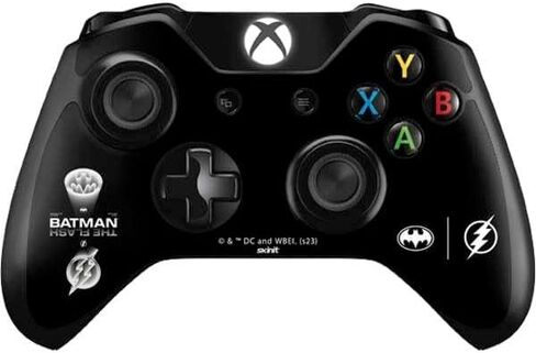 Skinit Decal Gaming Skin Compatible with Xbox One Controller - Officially Licensed Warner Bros The Flash Movie: Batman Flash Future & Past Design in Saudi Arabia