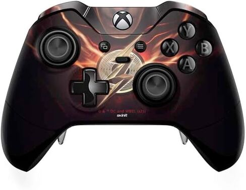 Skinit Decal Gaming Skin Compatible with Xbox One Elite Controller - Officially Licensed Warner Bros The Flash Movie: The Flash Poster Design in Saudi Arabia
