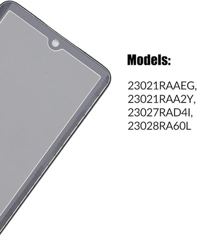 استبدال شاشة LCD Redmi Note 12 4G لـ redmi 23021RAAEG | 23021RAA2Y | 23027RAD4I | 23028RA60L LCD مجموعة المحولات الرقمية لشاشة تعمل بلمس مع طقم تصليح in Kuwait