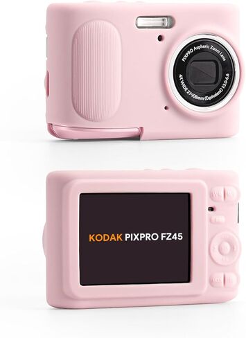حافظة كاميرا من السيليكون لكاميرا Kodak PIXPRO FZ45 الرقمية، غطاء ناعم وغطاء مطاطي نحيف للكاميرا، غطاء واقٍ للسفر، خفيف الوزن، مضاد للخدش in Kuwait