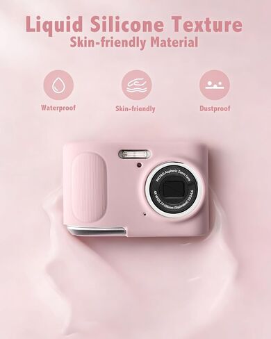 حافظة كاميرا من السيليكون لكاميرا Kodak PIXPRO FZ45 الرقمية، غطاء ناعم وغطاء مطاطي نحيف للكاميرا، غطاء واقٍ للسفر، خفيف الوزن، مضاد للخدش in Kuwait