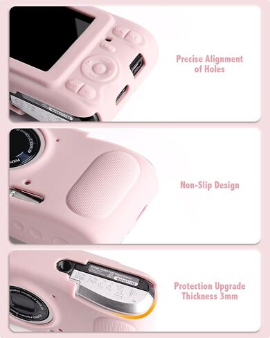 حافظة كاميرا من السيليكون لكاميرا Kodak PIXPRO FZ45 الرقمية، غطاء ناعم وغطاء مطاطي نحيف للكاميرا، غطاء واقٍ للسفر، خفيف الوزن، مضاد للخدش in Kuwait