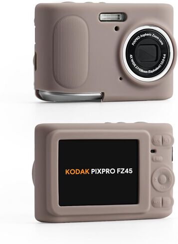 حافظة كاميرا من السيليكون لكاميرا Kodak PIXPRO FZ45 الرقمية، غطاء ناعم وغطاء مطاطي نحيف للكاميرا، غطاء واقٍ للسفر، خفيف الوزن، مضاد للخدش in Kuwait