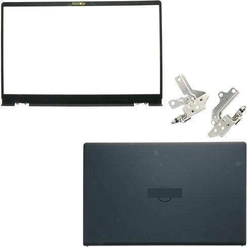 غطاء خلفي LCD بديل بإطار علوي مع مفصلات لسلسلة Dell Inspiron 15 3510 3511 3515 3520 3525 | متوافق مع 0WPN8 00WPN8 9WC73 09WC73 AP3LE000901 أسود in Saudi Arabia