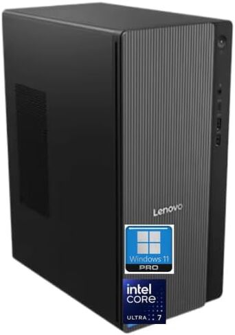 كمبيوتر سطح المكتب Lenovo 2025 IdeaCentre الآمن والإنتاجي للأعمال، Ultra 7 265، ذاكرة الوصول العشوائي DDR5 سعة 64 جيجابايت، SSD 1 تيرابايت، Wi-Fi 6، HDMI، لوحة مفاتيح وماوس سلكية، Win 11 Pro in Kuwait