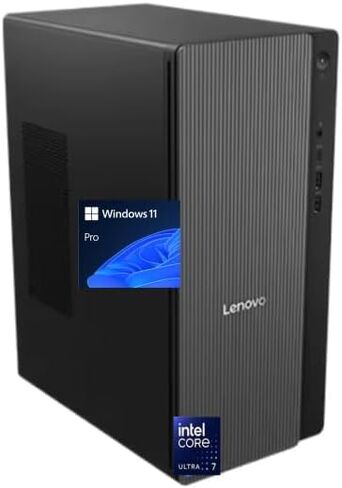 كمبيوتر سطح المكتب Lenovo 2025 IdeaCentre الآمن والإنتاجي للأعمال، Ultra 7 265، ذاكرة الوصول العشوائي DDR5 سعة 64 جيجابايت، SSD 1 تيرابايت، Wi-Fi 6، HDMI، لوحة مفاتيح وماوس سلكية، Win 11 Pro in Saudi Arabia
